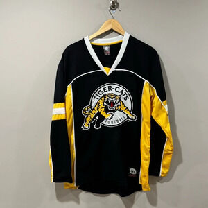 Hamilton Tiger Cats CFL Football Long Sleeve Jersey